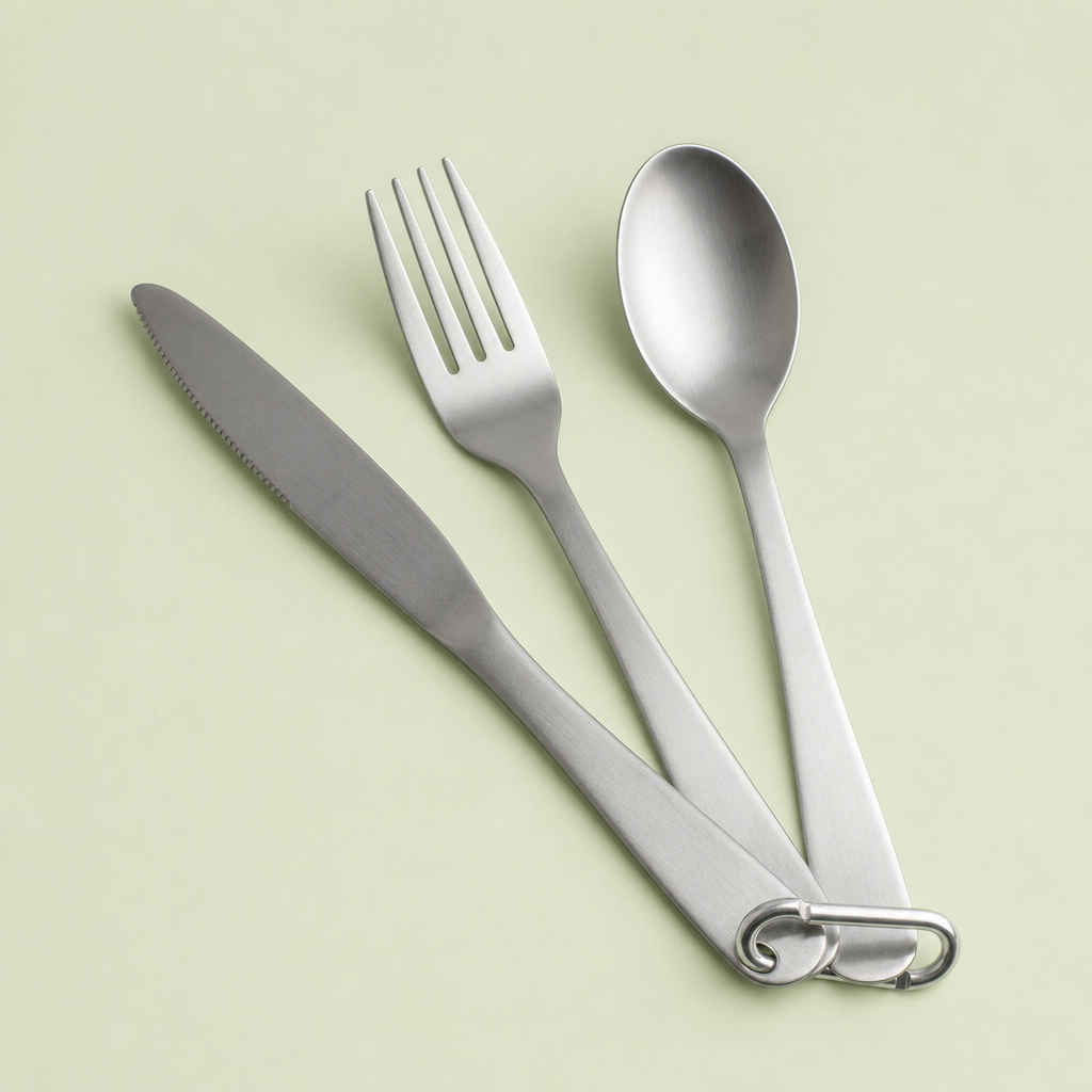 Stainless Steel Camp Cutlery Set
