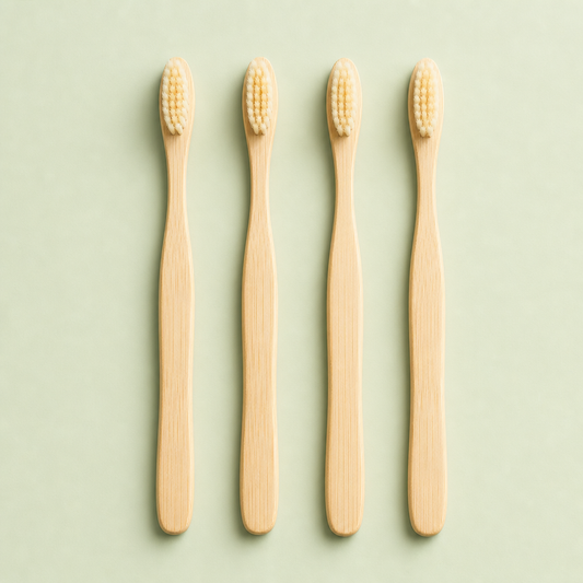Bamboo Toothbrush Set of Four