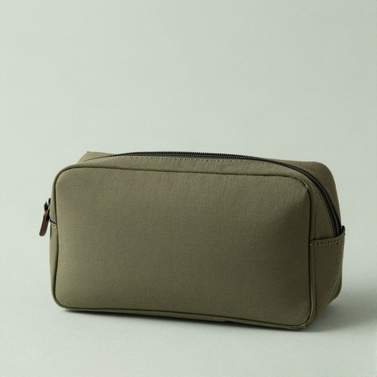 Waxed Canvas Dopp Kit