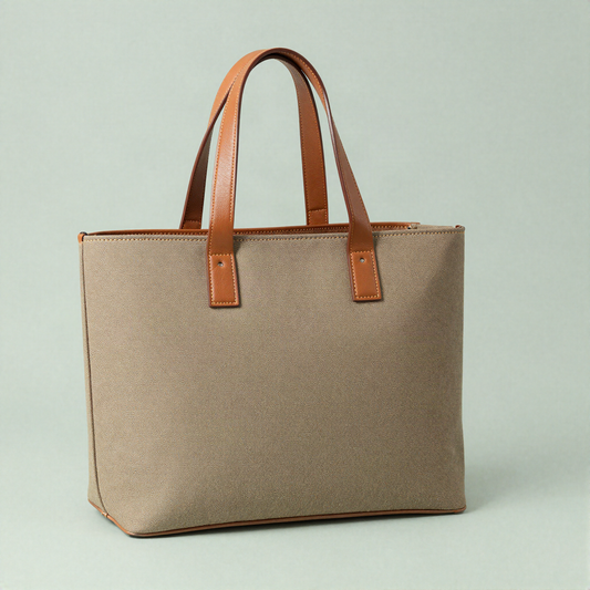 Waxed Canvas Tote Bag