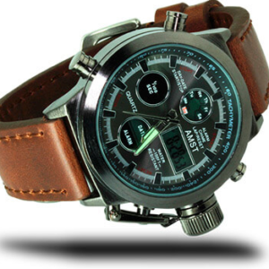 Мужские подарки: Армейские часы Amst и Портмоне Baellerry Business: